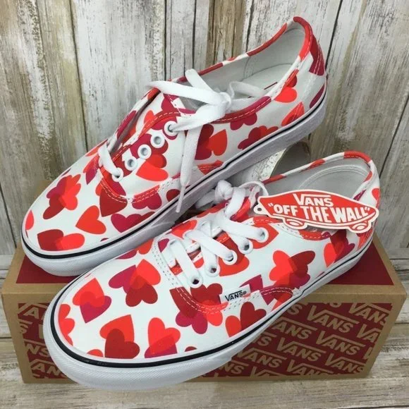 💕💕Vans Authentic Valentines hearts W Sneakers❤️ - Picture 2 of 12
